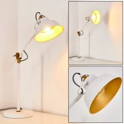 Hofstein Luven Tischleuchte LED Weiß, 1-flammig