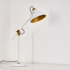 Hofstein Luven Tischleuchte LED Weiß, 1-flammig -Bürolampen Verkäufe luven tischleuchte h3287231 do1 13