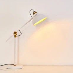 Hofstein Luven Tischleuchte LED Weiß, 1-flammig -Bürolampen Verkäufe luven tischleuchte h3287231 do1 3