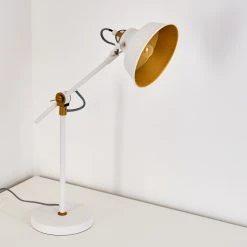 Hofstein Luven Tischleuchte LED Weiß, 1-flammig -Bürolampen Verkäufe luven tischleuchte h3287231 do1 4