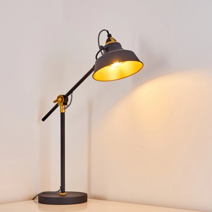 Hofstein Luven Tischleuchte Schwarz, 1-flammig, Fernbedienung 3 Hofstein Luven Tischleuchte Schwarz, 1-flammig, Fernbedienung – Bild 3