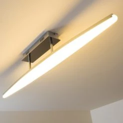 Brilliant Leuchten Madoc Deckenleuchte LED Chrom, 1-flammig -Bürolampen Verkäufe madoc deckenleuchte h3009543 17