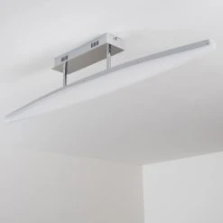 Brilliant Leuchten Madoc Deckenleuchte LED Chrom, 1-flammig -Bürolampen Verkäufe madoc deckenleuchte h3009543 3