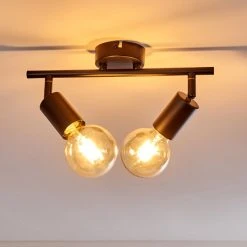 Hofstein Maidford Deckenleuchte Schwarz, 2-flammig 22 Hofstein Maidford Deckenleuchte Schwarz, 2-flammig -Bürolampen Verkäufe maidford deckenleuchte h3357897 5