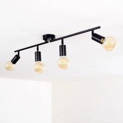 Hofstein Maidford Deckenleuchte Schwarz, 4-flammig 25 Hofstein Maidford Deckenleuchte Schwarz, 4-flammig -Bürolampen Verkäufe maidford deckenleuchte h3357910 9