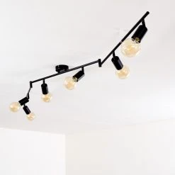 Hofstein Maidford Deckenleuchte Schwarz, 6-flammig -Bürolampen Verkäufe maidford deckenleuchte h3357934 12