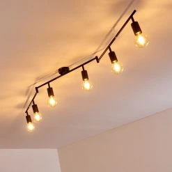 Hofstein Maidford Deckenleuchte Schwarz, 6-flammig -Bürolampen Verkäufe maidford deckenleuchte h3357934 15