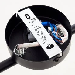 Hofstein Maidford Deckenleuchte Schwarz, 6-flammig -Bürolampen Verkäufe maidford deckenleuchte h3357934 17