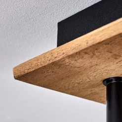 Hofstein Maidford Deckenleuchte Schwarz, Holz dunkel, 4-flammig -Bürolampen Verkäufe maidford deckenleuchte h3388105 2