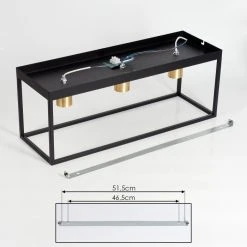 Hofstein Malao Deckenleuchte Messing, Schwarz, 3-flammig 15 Hofstein Malao Deckenleuchte Messing, Schwarz, 3-flammig -Bürolampen Verkäufe malao deckenleuchte h3019276 4