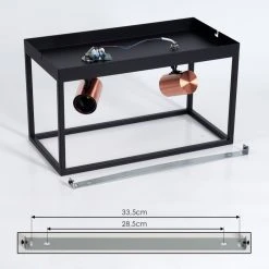 Hofstein Malao Deckenleuchte Schwarz, Roségold, 2-flammig 16 Hofstein Malao Deckenleuchte Schwarz, Roségold, 2-flammig -Bürolampen Verkäufe malao deckenleuchte h3019429 4