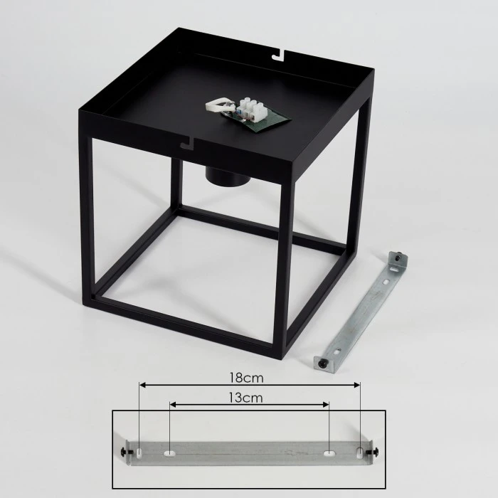 Hofstein Malao Deckenleuchte Schwarz, 1-flammig 5 Hofstein Malao Deckenleuchte Schwarz, 1-flammig – Bild 5