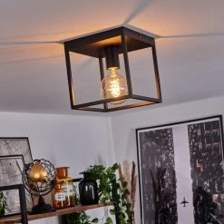 Hofstein Malao Deckenleuchte Schwarz, 1-flammig 19 Hofstein Malao Deckenleuchte Schwarz, 1-flammig -Bürolampen Verkäufe malao deckenleuchte h3019474 8