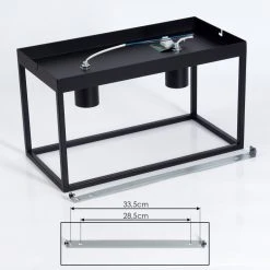 Hofstein Malao Deckenleuchte Schwarz, 2-flammig 15 Hofstein Malao Deckenleuchte Schwarz, 2-flammig -Bürolampen Verkäufe malao deckenleuchte h3019481 4