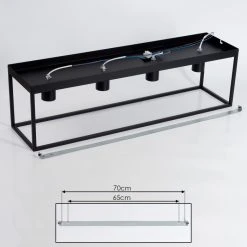 Hofstein Malao Deckenleuchte Schwarz, 4-flammig 15 Hofstein Malao Deckenleuchte Schwarz, 4-flammig -Bürolampen Verkäufe malao deckenleuchte h3019504 4