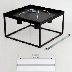 Hofstein Malao Deckenleuchte Schwarz, 4-flammig 15 Hofstein Malao Deckenleuchte Schwarz, 4-flammig -Bürolampen Verkäufe malao deckenleuchte h3019511 4