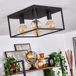 Hofstein Malao Deckenleuchte Schwarz, 4-flammig 20 Hofstein Malao Deckenleuchte Schwarz, 4-flammig -Bürolampen Verkäufe malao deckenleuchte h3019511 9