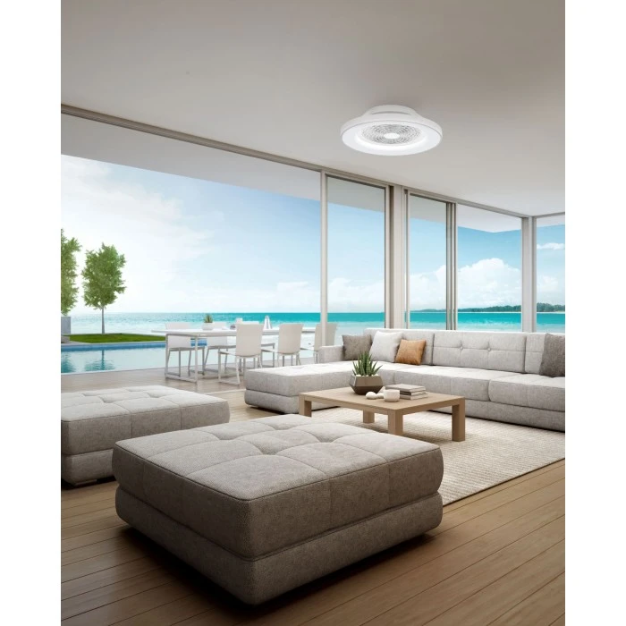 Mantra HIMALAYA Deckenventilator LED Silber, 1-flammig, Fernbedienung 1 Mantra HIMALAYA Deckenventilator LED Silber, 1-flammig, Fernbedienung