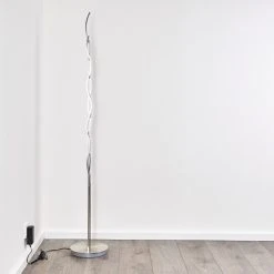 Hofstein Mapleton Stehleuchte LED Nickel-Matt, 3-flammig, Fernbedienung -Bürolampen Verkäufe mapleton stehleuchte h3009567 17