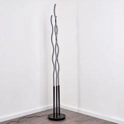 Hofstein Mapleton Stehleuchte LED Schwarz, 3-flammig, Fernbedienung -Bürolampen Verkäufe mapleton stehleuchte h3271278 do2 16