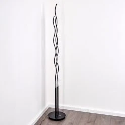 Hofstein Mapleton Stehleuchte LED Schwarz, 3-flammig, Fernbedienung -Bürolampen Verkäufe mapleton stehleuchte h3271278 do2 19