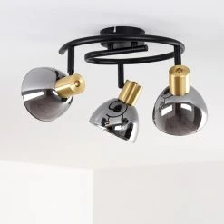 Hofstein Mariefred Deckenleuchte Schwarz, 3-flammig -Bürolampen Verkäufe mariefred deckenleuchte h3365298 12