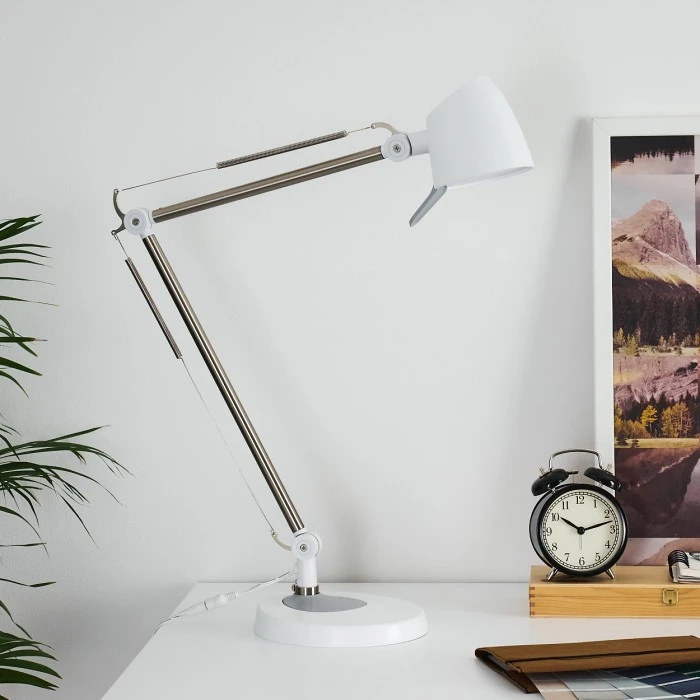 Hofstein Mildura Tischleuchte LED Weiß, 1-flammig 15 Hofstein Mildura Tischleuchte LED Weiß, 1-flammig – Bild 15