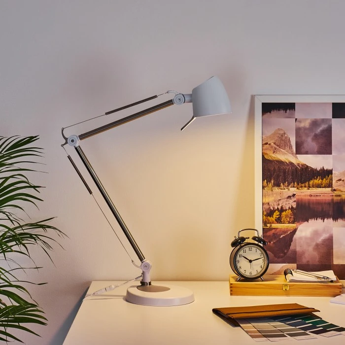 Hofstein Mildura Tischleuchte LED Weiß, 1-flammig 8 Hofstein Mildura Tischleuchte LED Weiß, 1-flammig – Bild 8