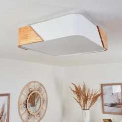 Hofstein Mjelstad Deckenleuchte Braun, Wei&szlig;, 2-flammig -Bürolampen Verkäufe mjelstad deckenleuchte h3433874 12