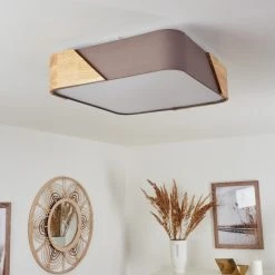 Hofstein Mjelstad Deckenleuchte Grau, Braun, Wei&szlig;, 2-flammig -Bürolampen Verkäufe mjelstad deckenleuchte h3433911 10