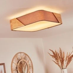 Hofstein Mjelstad Deckenleuchte Grau, Braun, Wei&szlig;, 2-flammig -Bürolampen Verkäufe mjelstad deckenleuchte h3433911 6