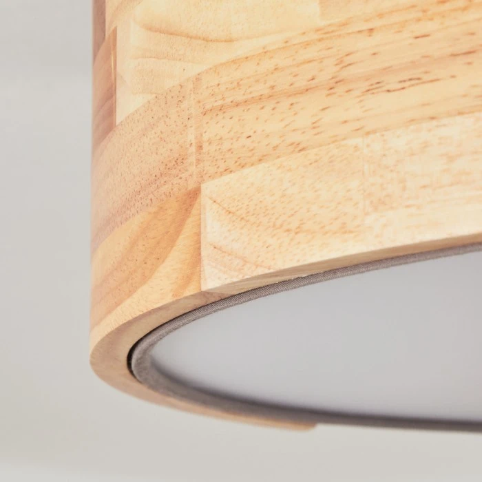 Hofstein Mjelstad Deckenleuchte Grau, Braun, Weiß, 2-flammig 3 Hofstein Mjelstad Deckenleuchte Grau, Braun, Weiß, 2-flammig – Bild 3