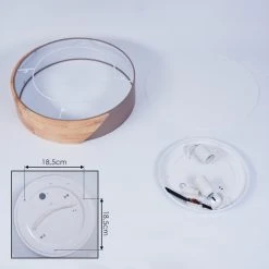 Hofstein Mjelstad Deckenleuchte Grau, Braun, Weiß, 2-flammig 16 Hofstein Mjelstad Deckenleuchte Grau, Braun, Weiß, 2-flammig -Bürolampen Verkäufe mjelstad deckenleuchte h3433935 4