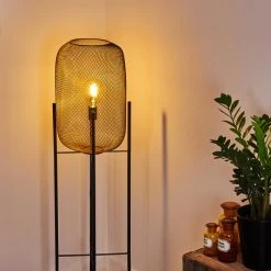 Hofstein Moholm Stehleuchte Schwarz, 1-flammig -Bürolampen Verkäufe moholm stehleuchte h3378700 12