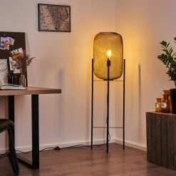 Hofstein Moholm Stehleuchte Schwarz, 1-flammig -Bürolampen Verkäufe moholm stehleuchte h3378700 3