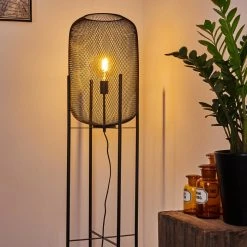 Hofstein Moholm Stehleuchte Schwarz, 1-flammig -Bürolampen Verkäufe moholm stehleuchte h3378724 2