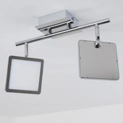 Hofstein Monteria Deckenleuchte LED Chrom, 2-flammig -Bürolampen Verkäufe monteria deckenleuchte h3003589 14