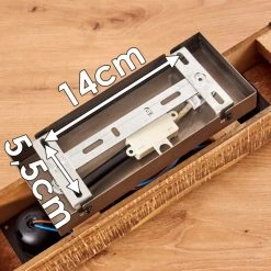 Hofstein Montgomery Deckenleuchte Schwarz, Holz dunkel, 4-flammig -Bürolampen Verkäufe montgomery deckenleuchte h3367926 15