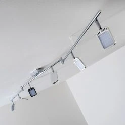 Hofstein Moosonee Deckenleuchte LED Chrom, 6-flammig -Bürolampen Verkäufe moosonee deckenleuchte h3009642 12