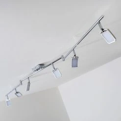 Hofstein Moosonee Deckenleuchte LED Chrom, 6-flammig -Bürolampen Verkäufe moosonee deckenleuchte h3009642 15