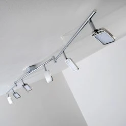 Hofstein Moosonee Deckenleuchte LED Chrom, 6-flammig -Bürolampen Verkäufe moosonee deckenleuchte h3009642 4