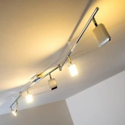 Hofstein Moosonee Deckenleuchte LED Chrom, 6-flammig -Bürolampen Verkäufe moosonee deckenleuchte h3009642 7