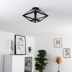 Hofstein Moraira Deckenleuchte Schwarz, 1-flammig -Bürolampen Verkäufe moraira deckenleuchte h3368848 12