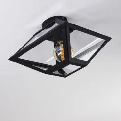 Hofstein Moraira Deckenleuchte Schwarz, 1-flammig -Bürolampen Verkäufe moraira deckenleuchte h3368848 5