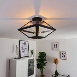 Hofstein Moraira Deckenleuchte Schwarz, 1-flammig -Bürolampen Verkäufe moraira deckenleuchte h3368848 7