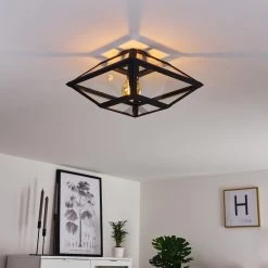 Hofstein Moraira Deckenleuchte Schwarz, 1-flammig -Bürolampen Verkäufe moraira deckenleuchte h3368862 14