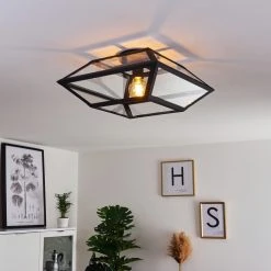 Hofstein Moraira Deckenleuchte Schwarz, 1-flammig 28 Hofstein Moraira Deckenleuchte Schwarz, 1-flammig -Bürolampen Verkäufe moraira deckenleuchte h3368886 12