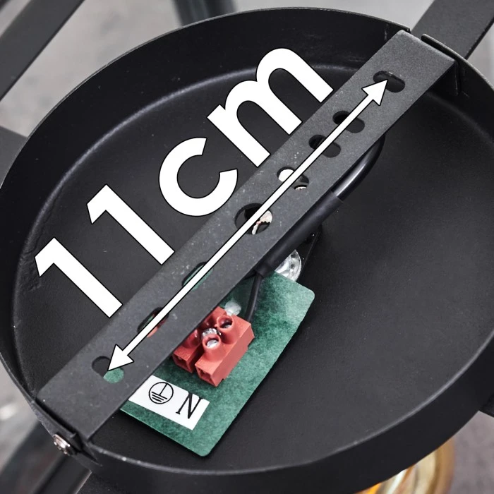 Hofstein Moraira Deckenleuchte Schwarz, 1-flammig 16 Hofstein Moraira Deckenleuchte Schwarz, 1-flammig – Bild 16