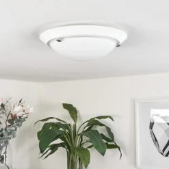 Hofstein Morges Deckenleuchte Wei&szlig;, 1-flammig -Bürolampen Verkäufe morges deckenleuchte h3547311 4