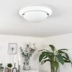 Hofstein Morges Deckenleuchte Wei&szlig;, 1-flammig -Bürolampen Verkäufe morges deckenleuchte h3547311 9